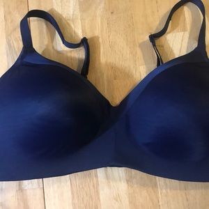 42D NWT Blue Wire-Free Bra